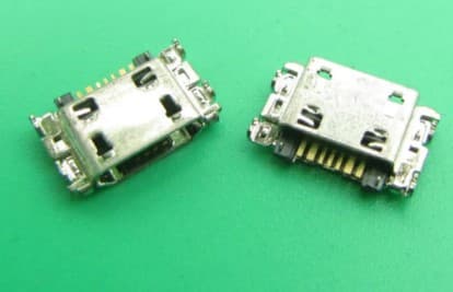 microUSB -A 7P розетка на плату