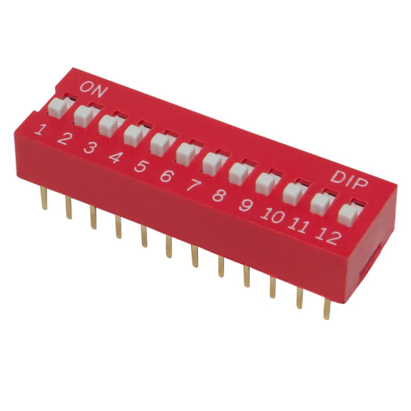 Перемикач 12 DIP-switch